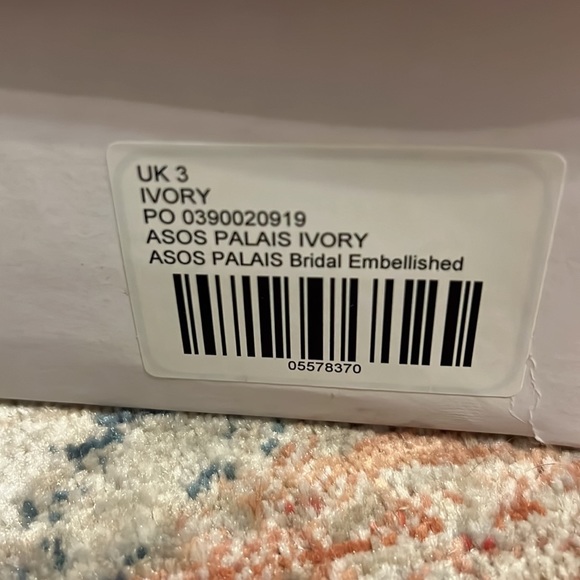 Cream/White ASOS BRIDE Heels - Picture 16 of 16